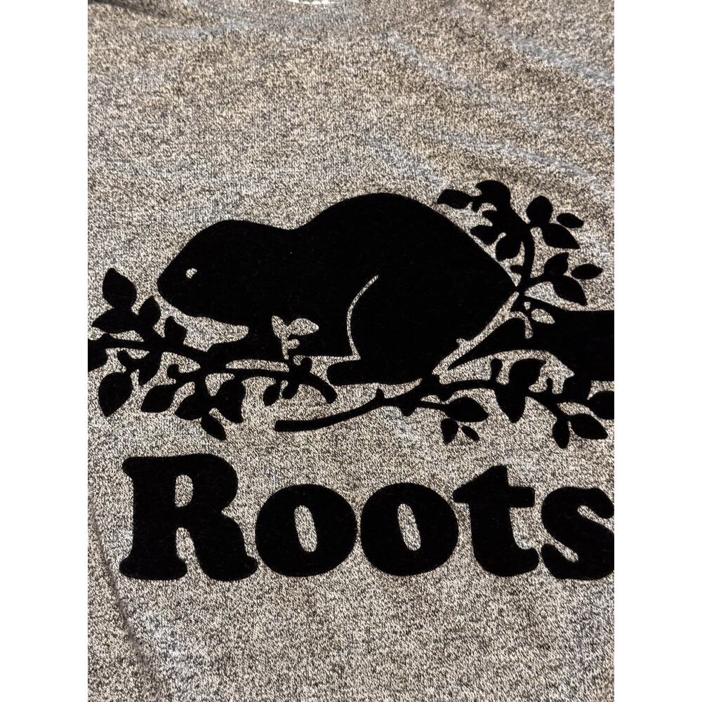 Medium Roots Of Canada T Shirt Logo Gray Lake Lanier - Picture 3 of 9